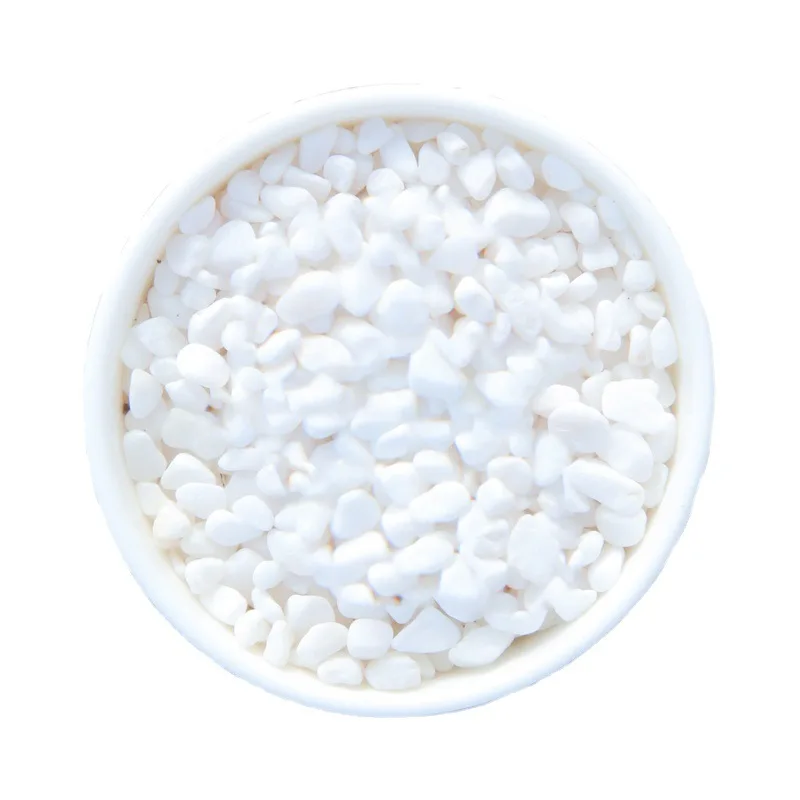 

White pebbles gardening supplies succulent landscape plants potted decorations meat shop surface landscaping substrate stones