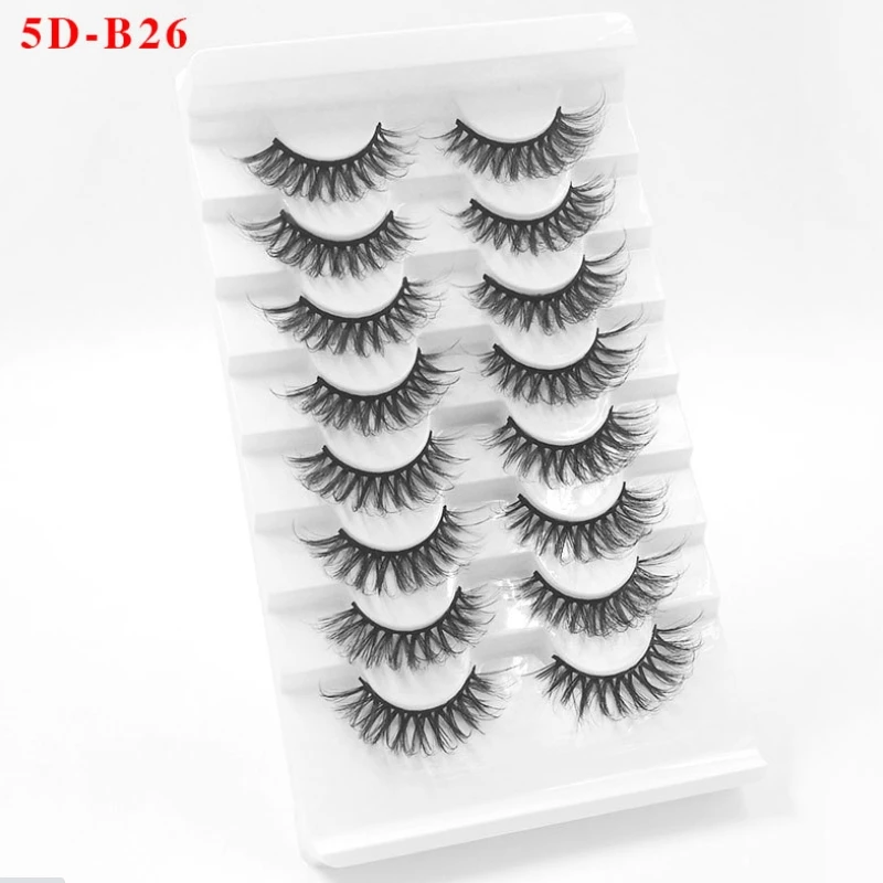 

3D Mink Lashes Natural False Eyelashes Dramatic Volume Fake Makeup Eyelash Extension Silk