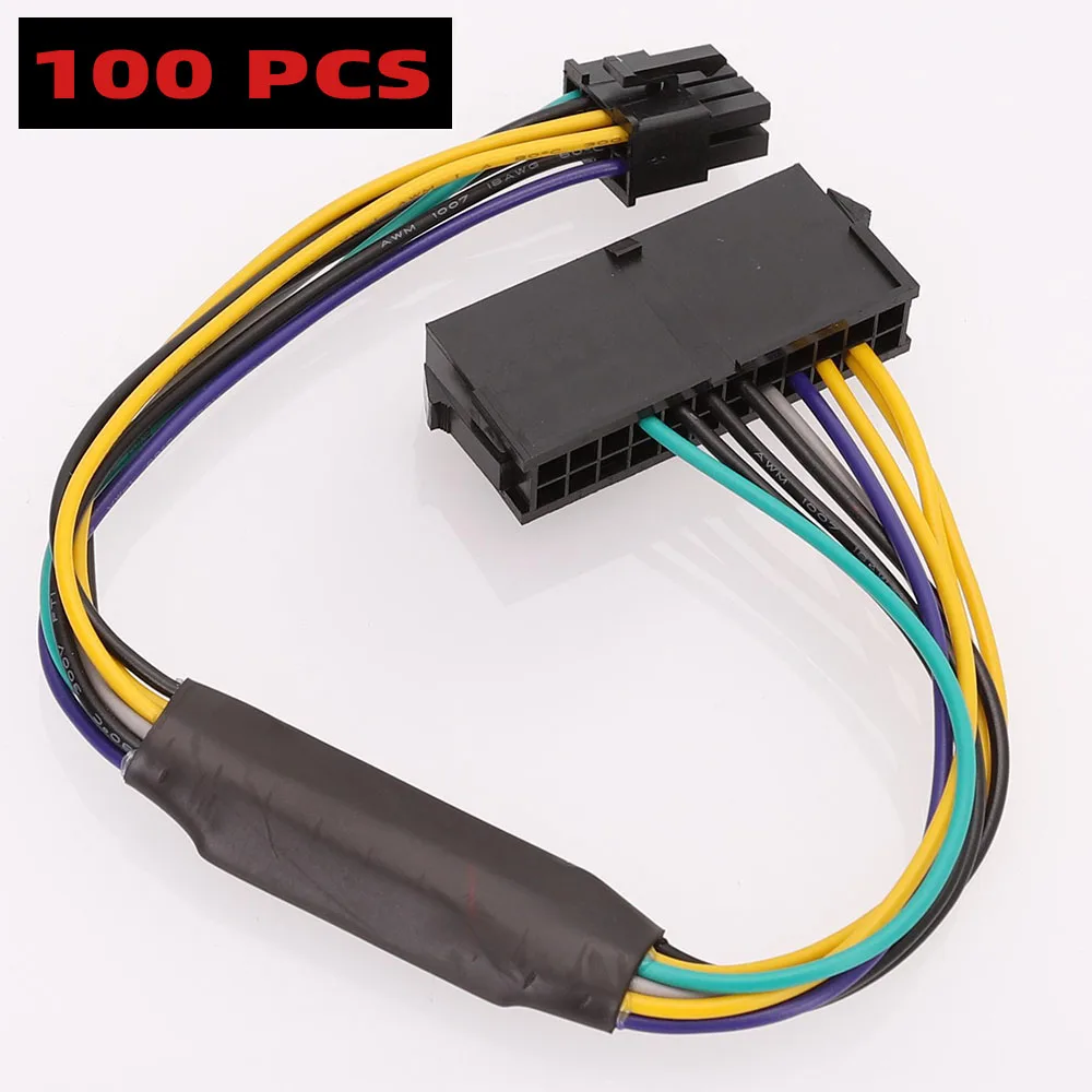 100 шт./лот DELL Optiplex 3020 7020 9020 T1700 адаптер высококачественный кабель 24 контактный к 8