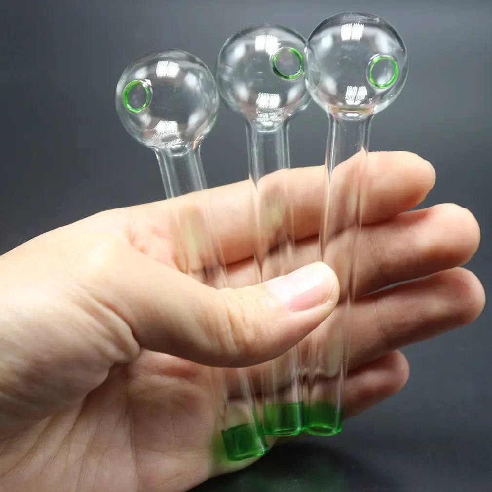 10cm spray color Glass Straw ECO-friendly Household Glass straight Shape Pipet