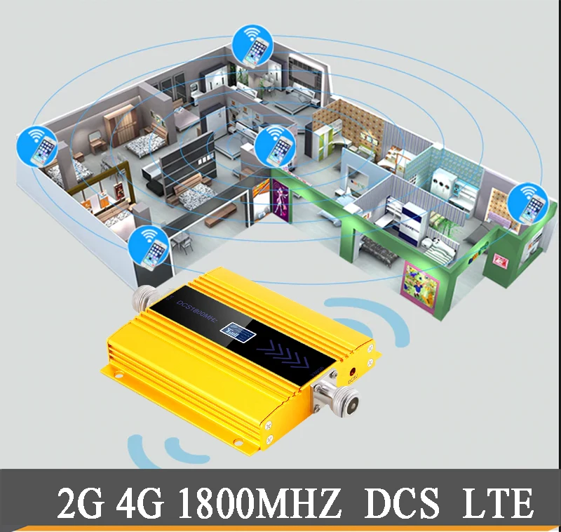 4G ретранслятор (LTE Band 3) 1800 МГц усилитель мобильного сигнала DCS сотового сетевой gsm |