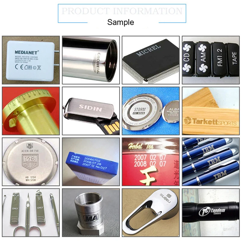 

30W20W ZE-TY all-in-one portable Laser Marking Fiber Laser DIY logo marking machine Metal tools coding engraving machine