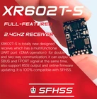 XR602T-S 2,4G 14CH SFHSS SBUS двойная антенна микро приемник диапазон 2 км для Futaba T8SG T14SG радиопередатчик FPV дронов DIY