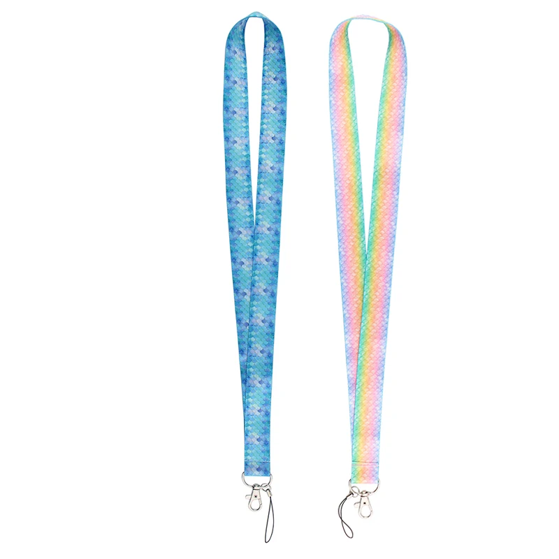 

24pcs/lot MD743 DMLSKY Multicolor Keychain Cartoon Phone Lanyard Fashion Strap Neck Lanyards for ID Card Phone Keys For Fans