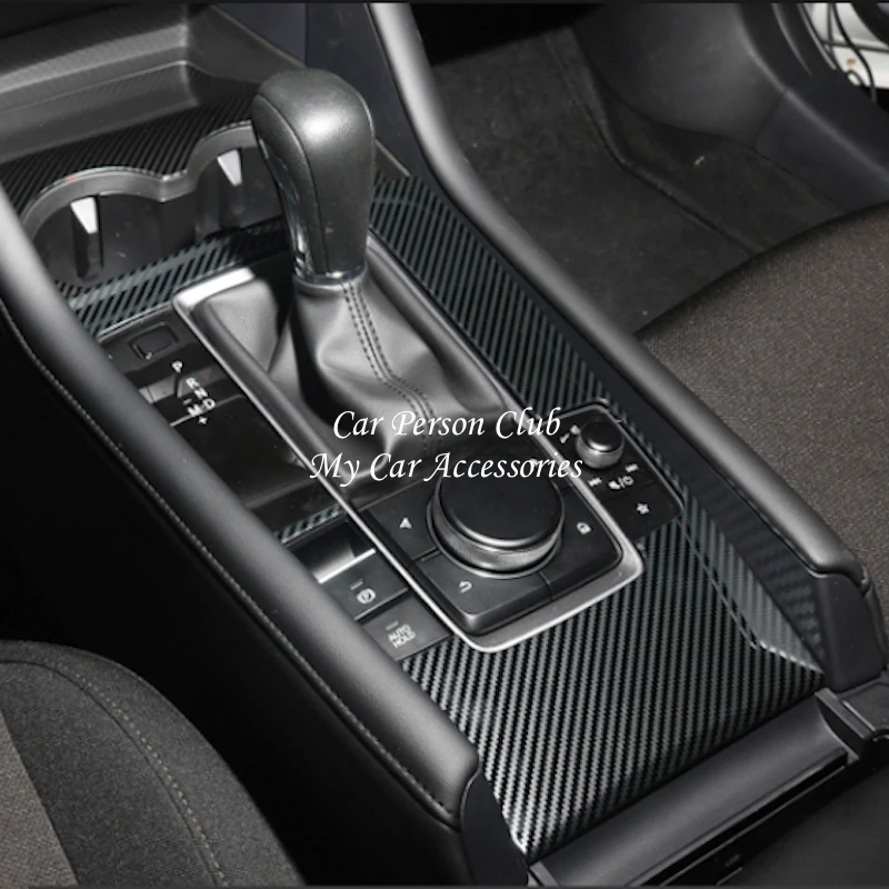 Центральная коробка переключения передач из нержавеющей стали для Mazda 3 2019 2021