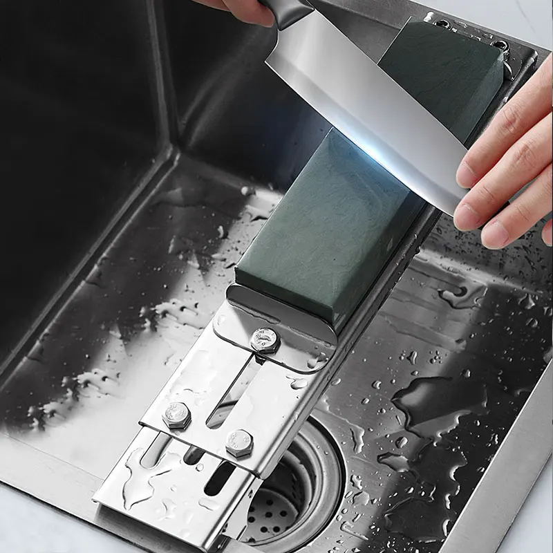 knife sharpener water whetstone plate grinding sharpening correction repair stone kitchen tools gadgets wet base sink bracket free global shipping