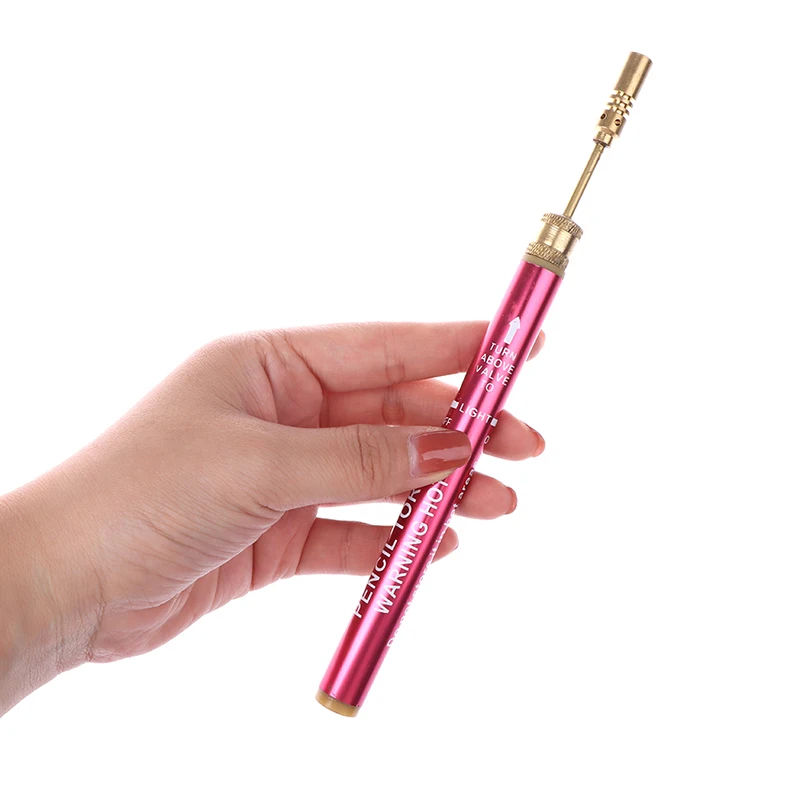 

1psMini Gas Blow Torch Gun Soldering Iron Cordless Welding Soldering Pen Burner Butane Blow Torch Solder Iron Welding Pen Burner