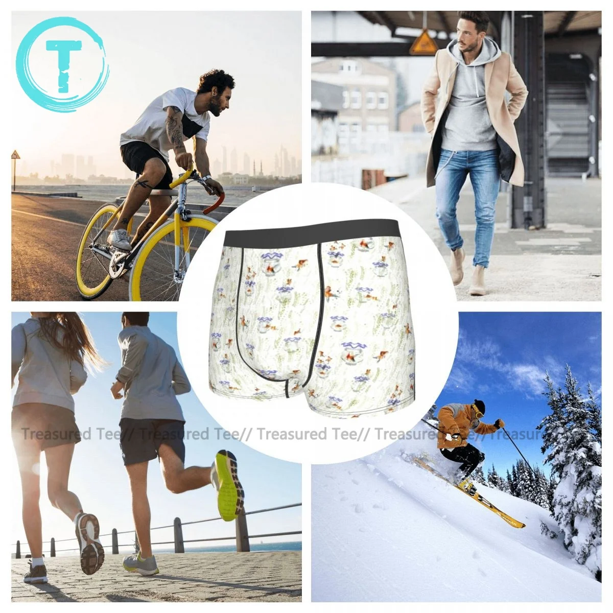 

Kingyo Underwear Man Sublimation Funny Trunk Pouch Hot Polyester Boxer Brief