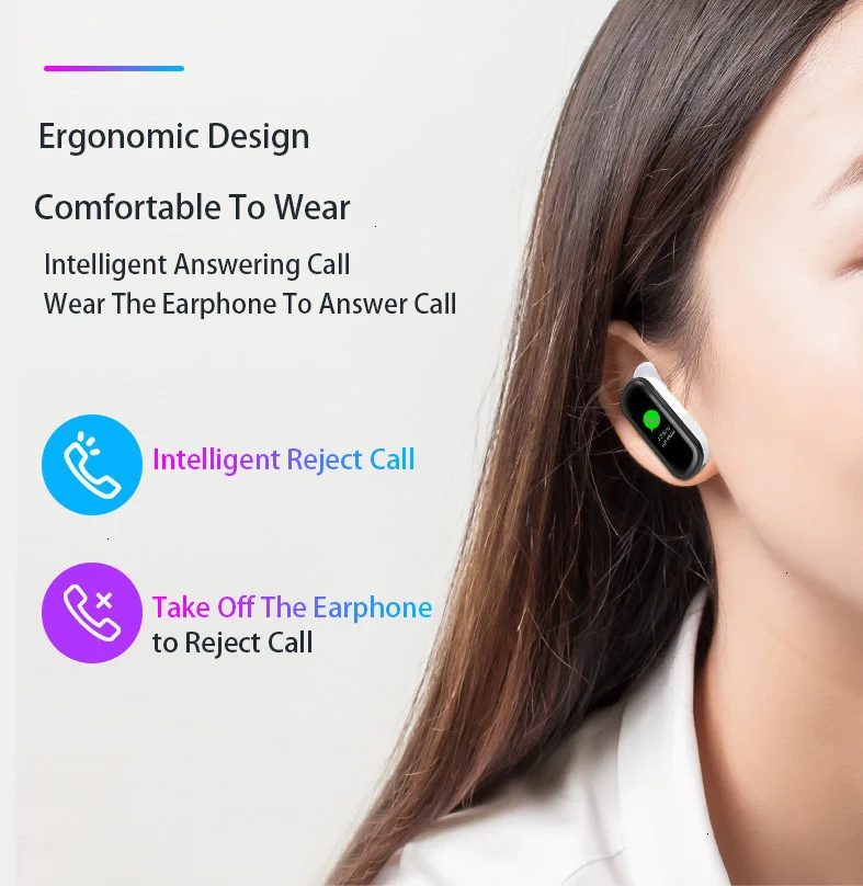 Умные часы GIMTO, мужские, Bluetooth, беспроводные наушники, женские часы, кровяное давление, пульсометр, умный браслет, наушники для Apple