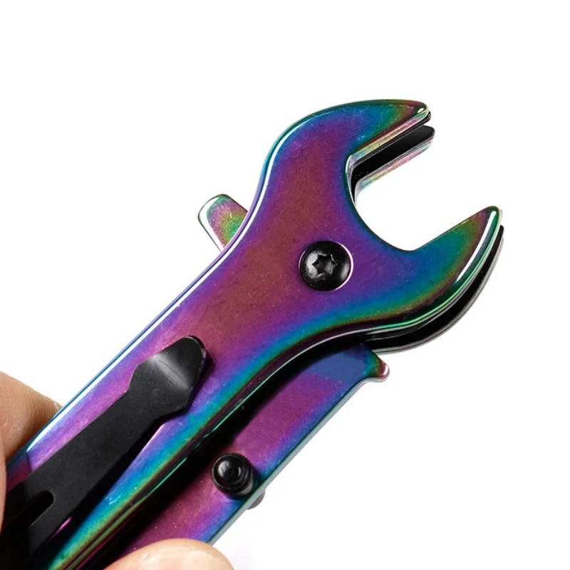 

Multifunction Tools Stainless Steel Folding Work Knife With Wrench Portable Survival Knives For Outdoor Camping Hiking Fishing