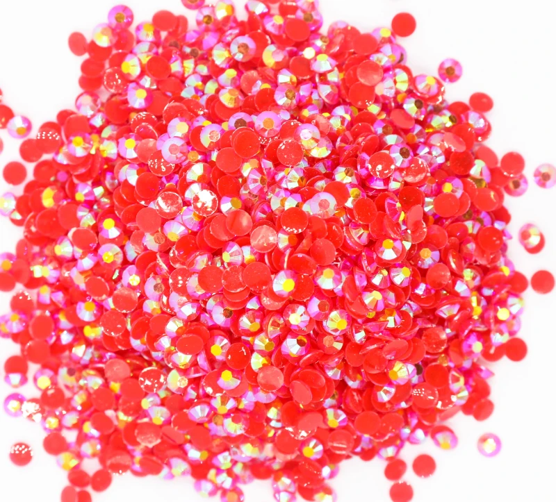 Стразы для ногтей пластиковые желе цвет AB