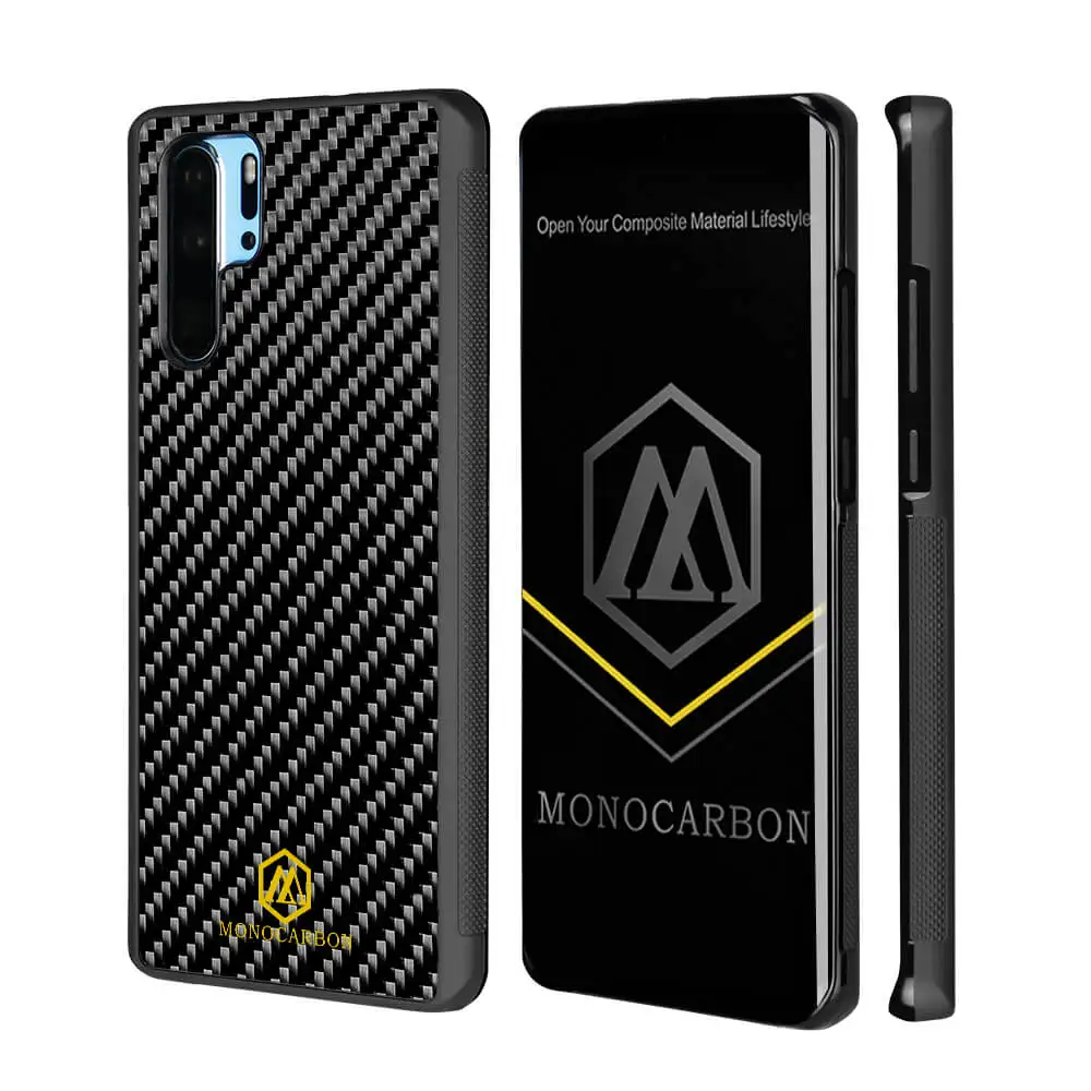 MONOCARBON Genuine Carbon Fiber Case forHuawei P30/ P30 Pro - Non Slip Fibre | Mobile Phone Cases &amp Covers