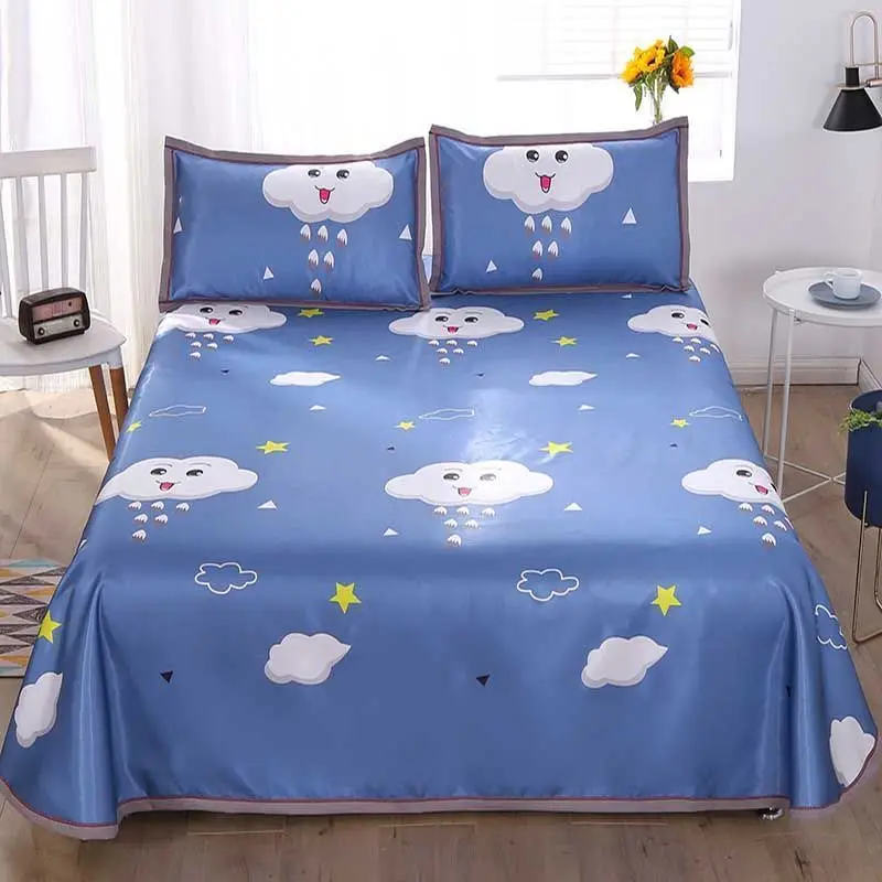 Набор из 3 предметов: простыня и 2 наволочки для лета | Дом сад