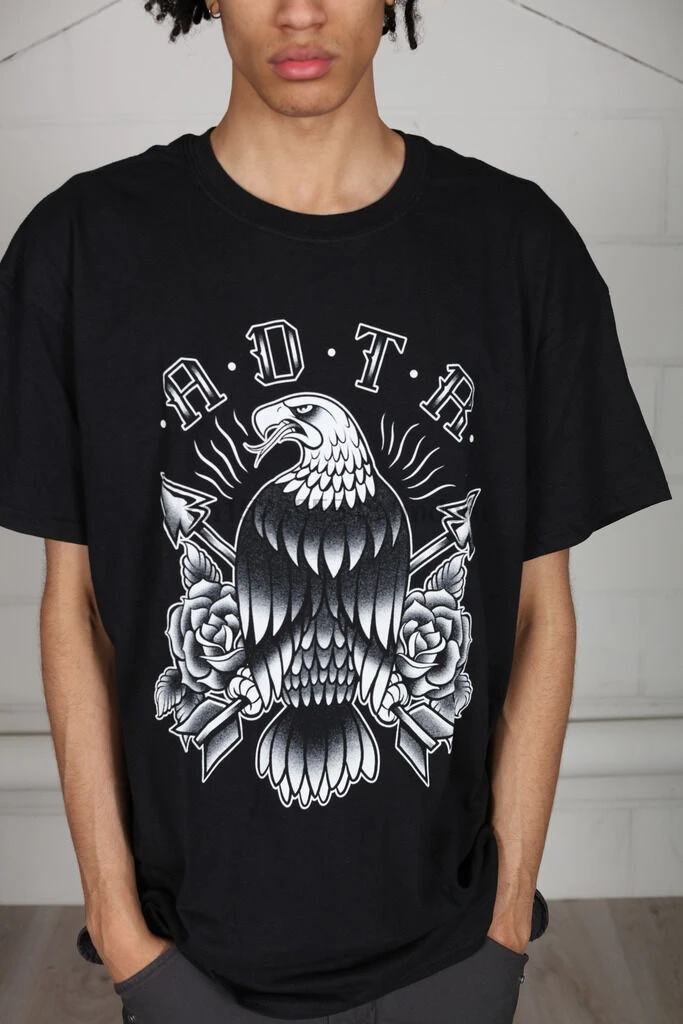 Официальная футболка унисекс с надписью a day to remember eagle песочные часы | Мужская