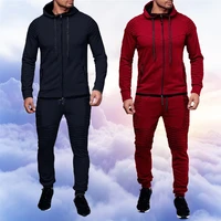 fashion mens 2021 sportswear two piece suits spring and fall mens pullover hoodie and sweatpants suits mens jogger suit sets