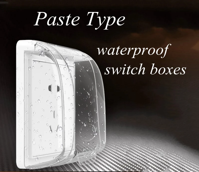 2шт 86 пасты типа водонепроницаемые переключатели Дома кухни Туалет
