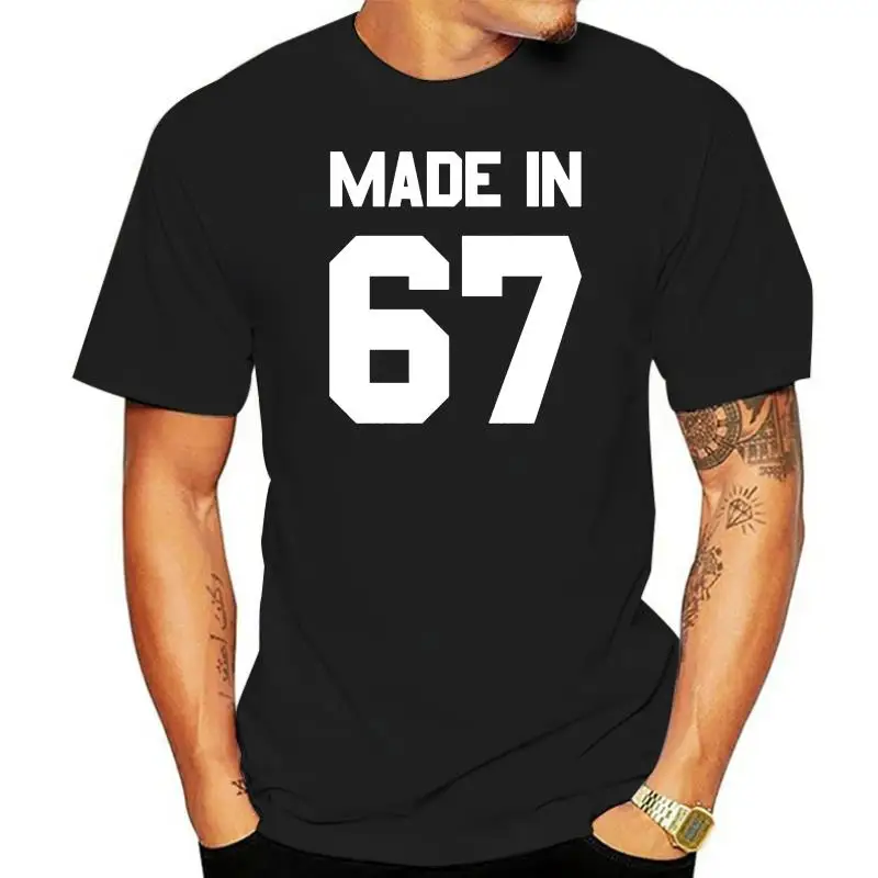 

Made In '67 - Mens T-Shirt - 13 Colours - 49th Birthday - Present - Gift -1967 Print T Shirt Mens Short Sleeve Hot Tops