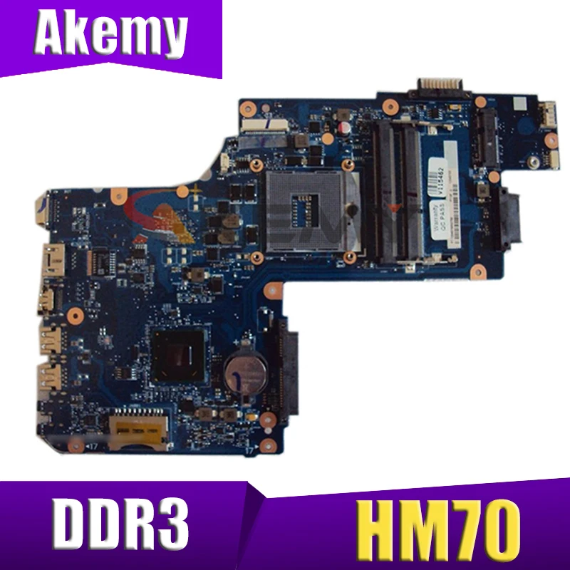 

Материнская плата AKEMY для ноутбука Toshiba Satellite C50 C50D H000061920 PGA989 HM70 DDR3
