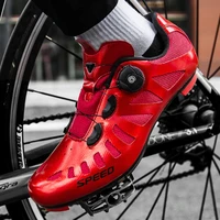 new brand professional cycling shoes men breathable road bike shoes lightweight racing lock shoes comfortable cycling shoes men