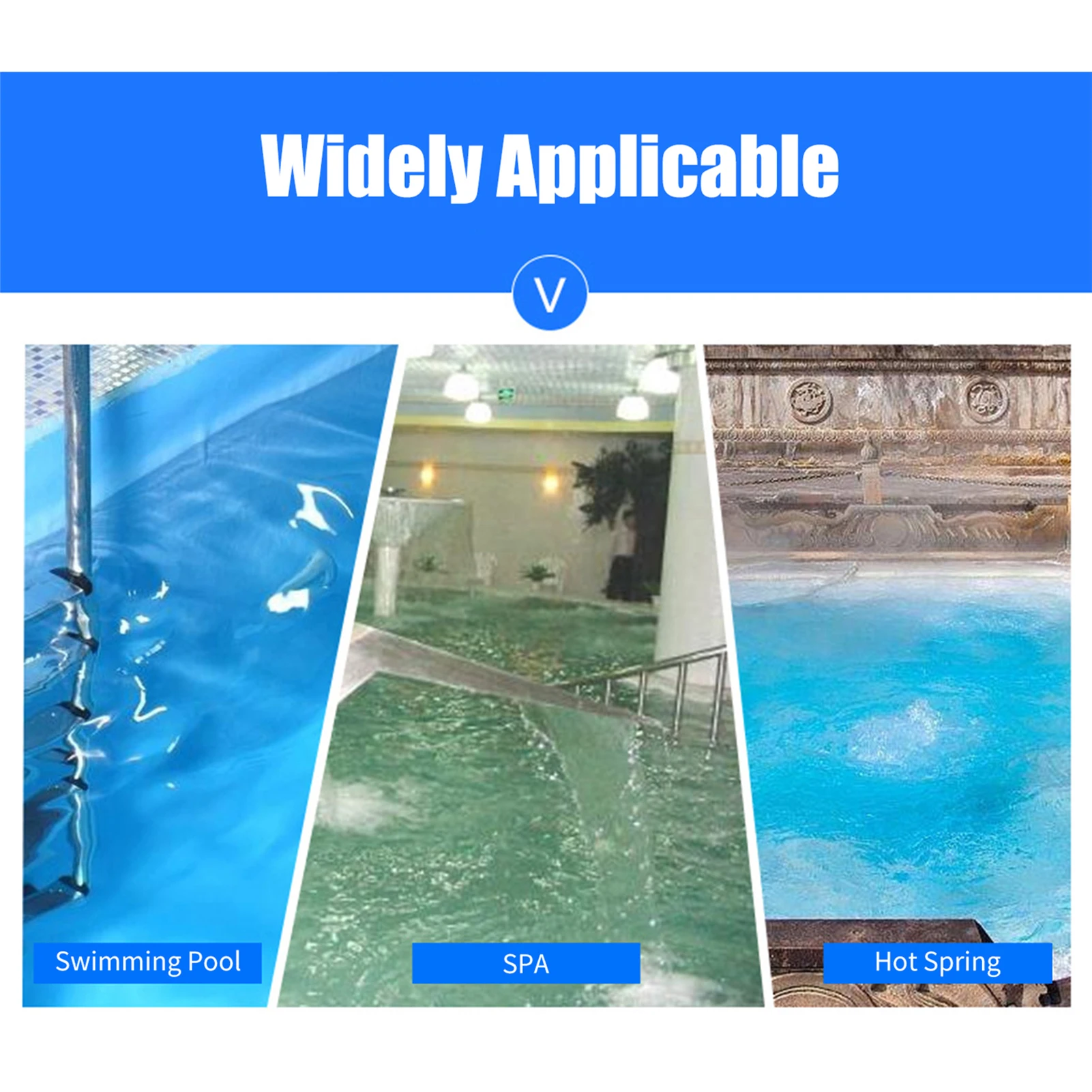 

8 Inch Pool Chemical Dispenser with Thermometer Adjustable Floating Chlorine Tablets Dispenser Spa Chemical Dispenser