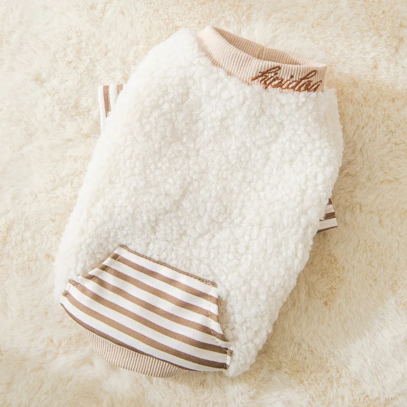 Autumn and Winter Clothes Dog Sweater Pet Bichon Fleece Teddy Pullover Puppy Warm Soft XS-XL | Дом и сад