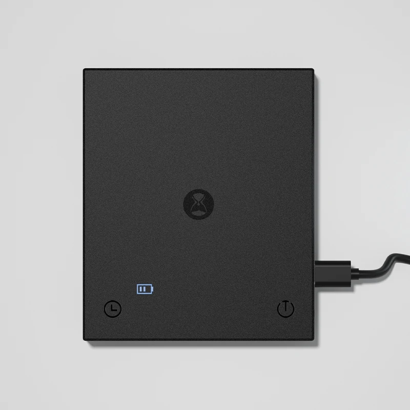 TIMEMORE-b&aacute;scula electr&oacute;nica b&aacute;sica Plus para caf&eacute; y Espresso, balanza de cocina con temporizador autom&aacute;tico, 2021g/2kg, color negro, 0,1-3