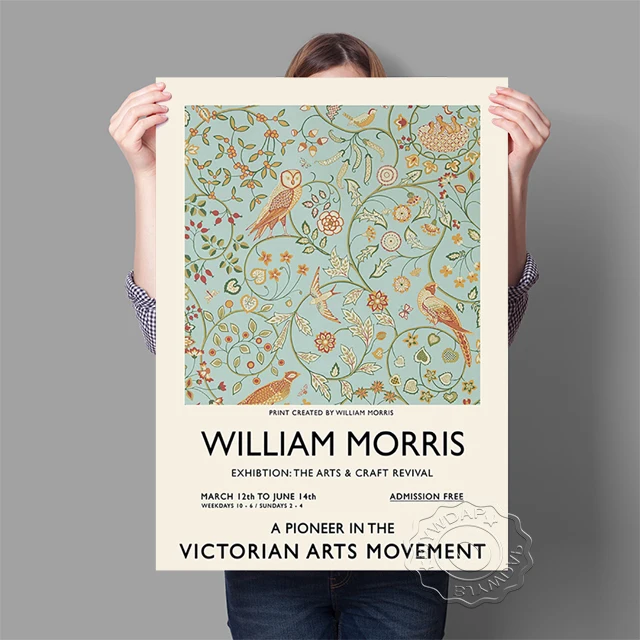 

Холст с изображением Вильяма Морриса BJYWDAP