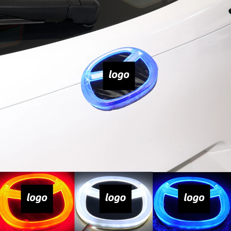 Светодиодная наклейка на переднюю решетку автомобиля для Mazda 2 3 Axela 6 GH Atenza CX5 CX3 CX30 5