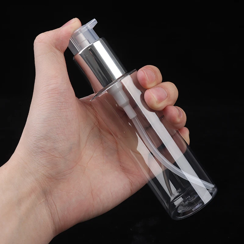 

100/250ml Clear Empty Cosmetic Refillable Pump Bottle Soap Foaming Dispenser