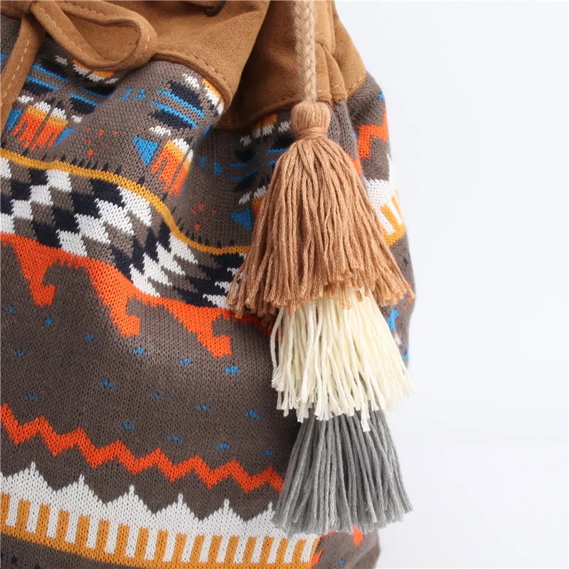 1 шт. цветная Бохо сумка для ключей с помпонами аксессуары очаровательный кошелек