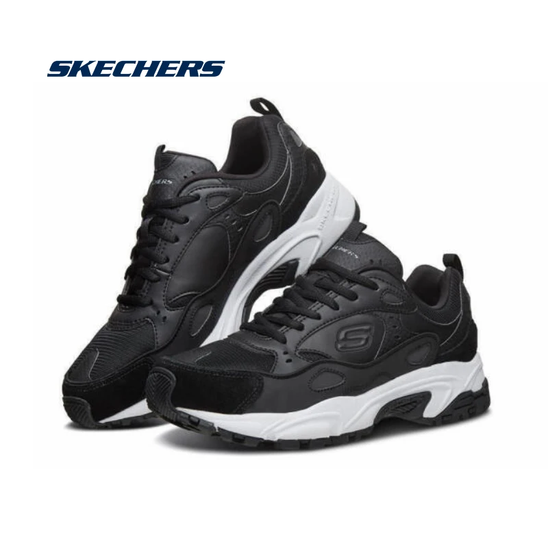 

Skechers Men Casual Shoes Lace-up D'lite Shoes Men Brand Luxury Shoes Man Sneakers Tenis masculino Zapatillas Hombre 999307-BLK