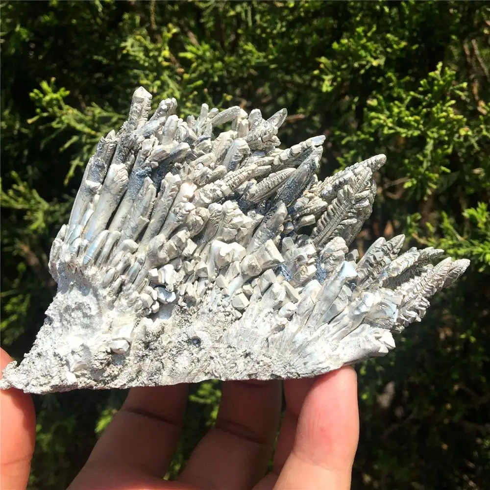 1 шт. AAAA минералы из магния руды кристалла серебра магнезита кварца уникальный и