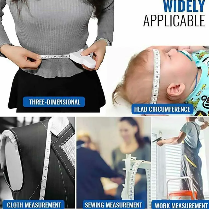 Измерительная лента для тела сантиметр рулетка измерения швейная Метрическая