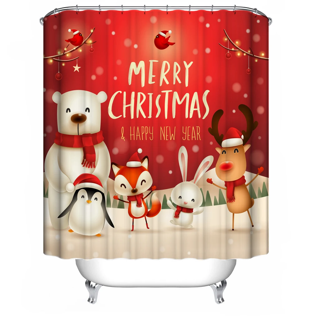 Набор из наборы занавесок водонепроницаемых ковриков для ванной и туалета с