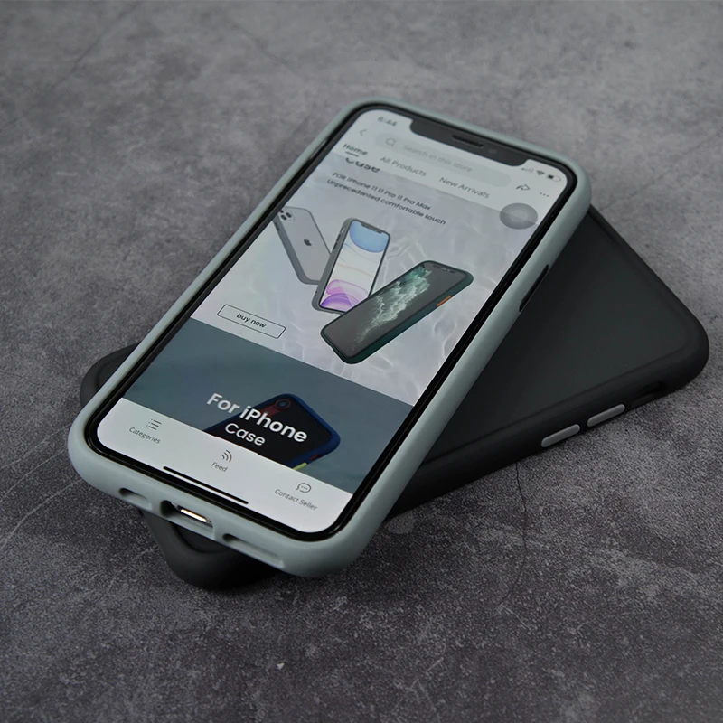 SUAIOCE оригинальный ударопрочный чехол для iPhone 11 Pro X XS Max XR матовый полупрозрачный 7 8