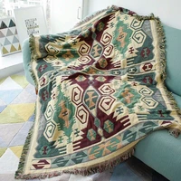 high quality vintage thick blanket multipurpose double sided wall tapestry sofa towel bed cover carpet tablecloths quilts
