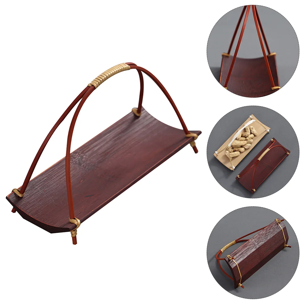 

2Pcs Decorative Serving Plate Refreshment Storage Tray Useful Towel Holder