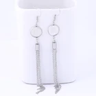 6 шт. очаровательные заготовки кабошон серьга из нержавеющей стали с кисточками подходит для 12 мм основы камеи принадлежности для изготовления ювелирных изделий своими руками