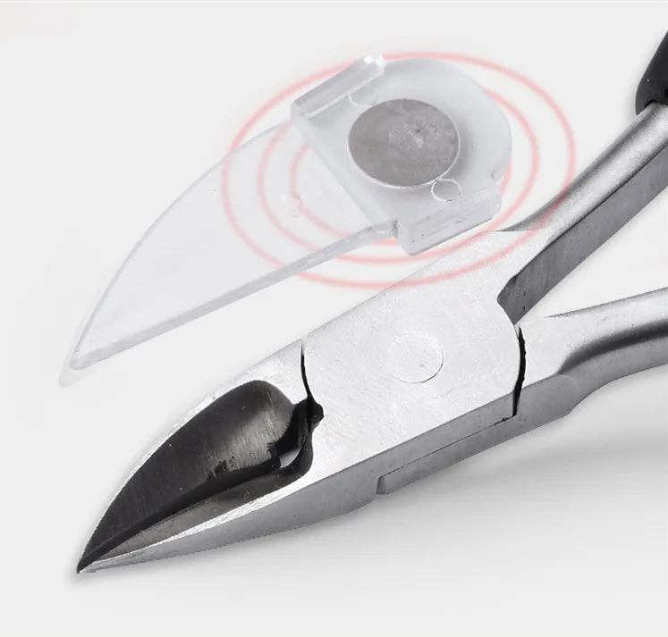 Новинка черные щипцы для вросших ногтей кусачки кутикулы резак пилка педикюр