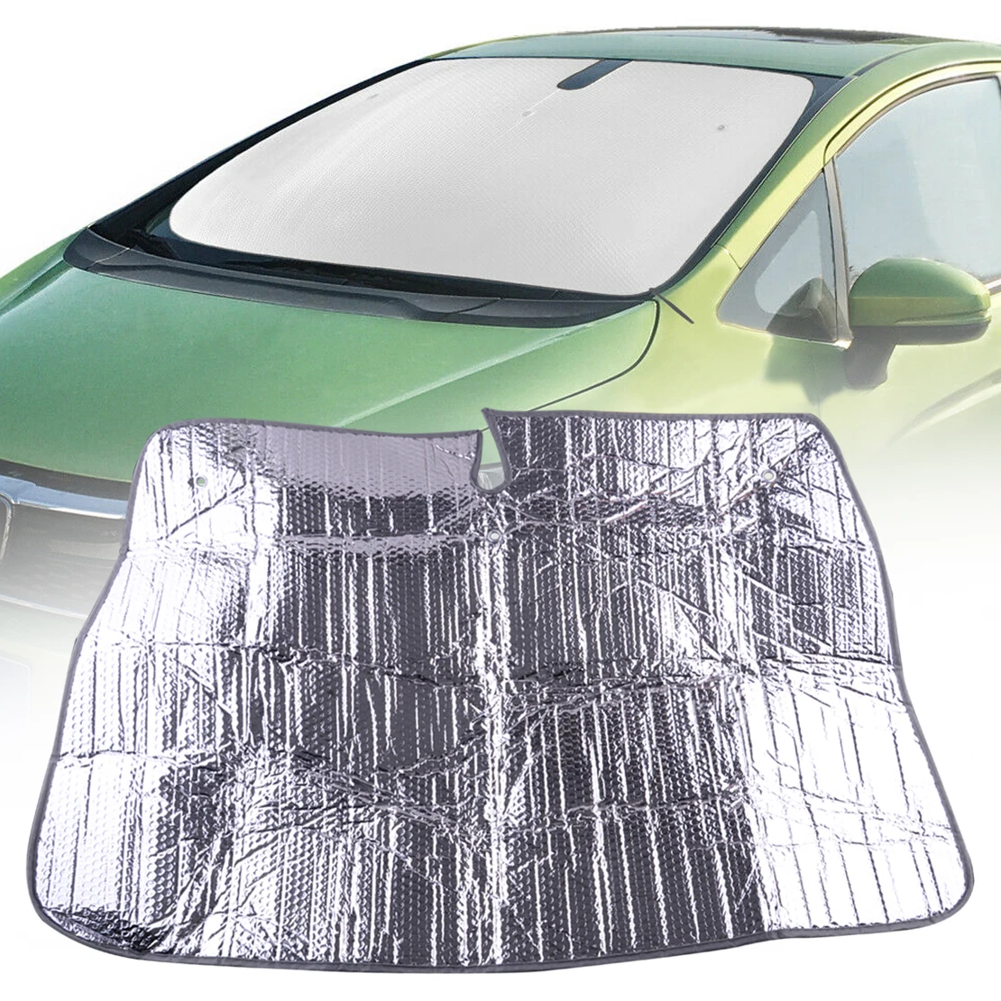 

Car UV Protection Front Windshield Visor Cover Sunshade Silver Fit for Honda FIT Hatchback 2014 2015 2016 2017 2018 2019 2020