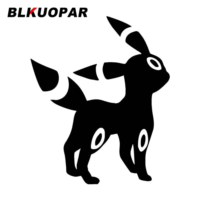 

BLKUOPAR for Umbreon Car Sticker Funny Occlusion Scratch Decal Waterproof Windshield Motorcycle Refrigerator Car Door Protector