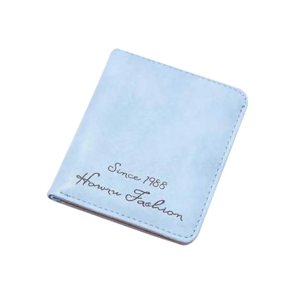 

Women Wallet Pouch Letter Print Wallet Bag Leather Cover Case Casual Cute Girl Card Holder Photo Clip Money SD Card Storage Bag
