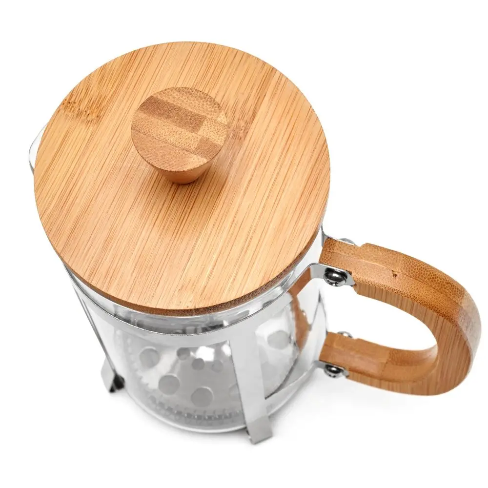 French press bamboo 800 ml Coffee Pots Coffeeware Utensils Kitchen Dining Bar Home supplies and Garden For Valentine's day gift | Дом и