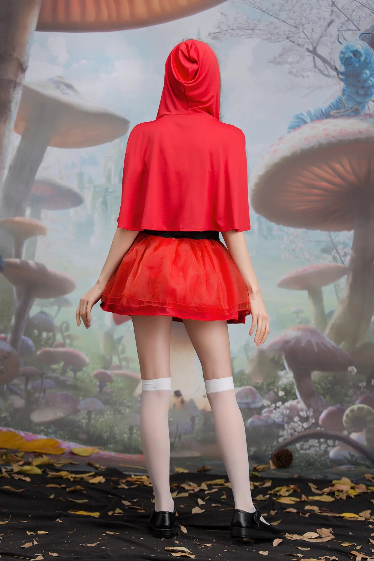 Sexy Women Little Red Riding Hood Costumes Adult Anime Cosplay Fantasy Game Uniforms Halloween Party Fancy Dress |
