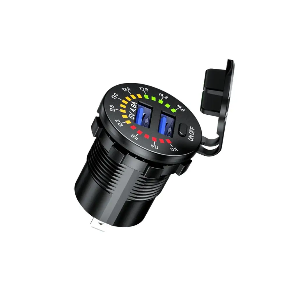 Автомобильное зарядное устройство для внедорожника водонепроницаемое 18 Вт с