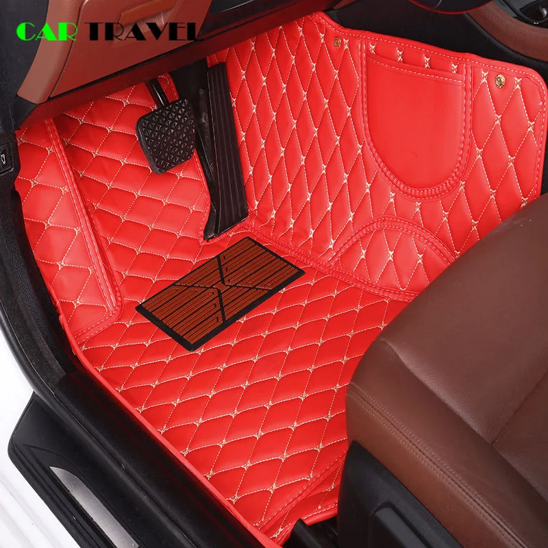 Кожаный пользовательский автомобильный коврик для Citroen c4 c5 c2 c3 c6 слив C-Quatre/Triomphe Elysee Picasso автомобильные аксессуары для стайлинга автомобилей