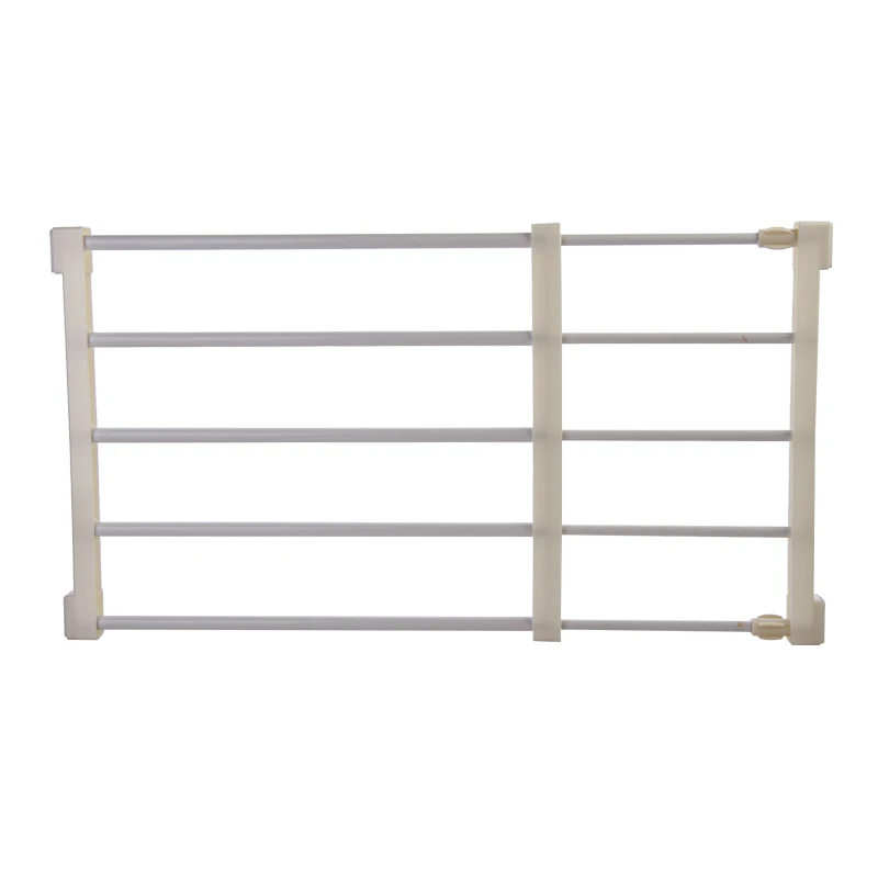 

Kitchen perforation-free finishing rack retractable layered wardrobe storage rack cabinet compartment nail-free shelf LB1255