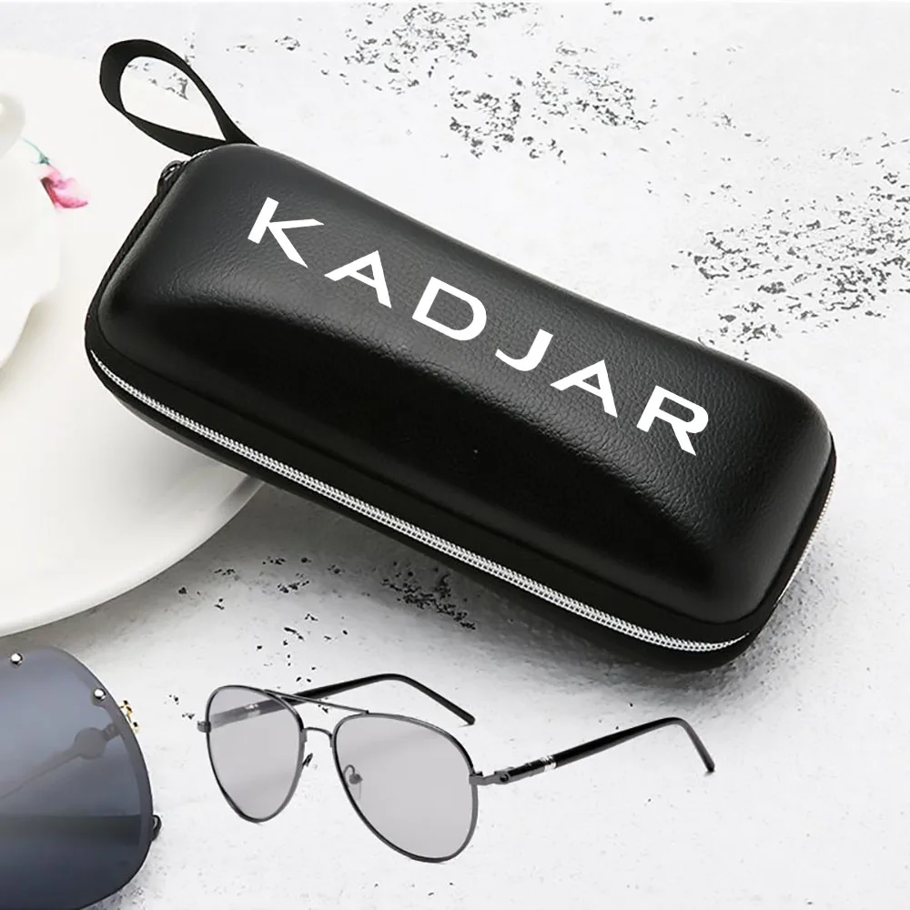 

For Renault KADJAR Sunglasses Reading Glasses Hard Zipper Box Pouch Case customizable patterns Car accessories
