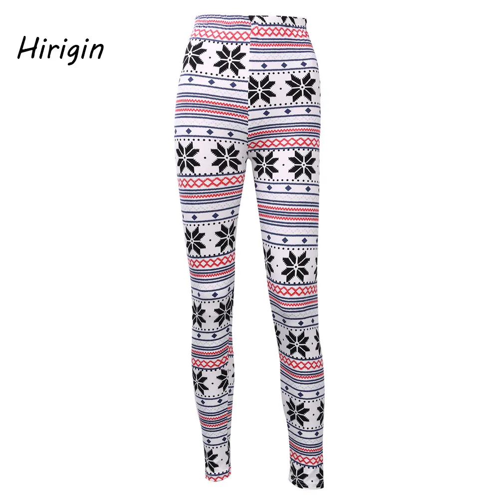 

Зимние рождественские леггинсы для женщин 2020, женские повседневные эластичные облегающие леггинсы, брюки, женские леггинсы