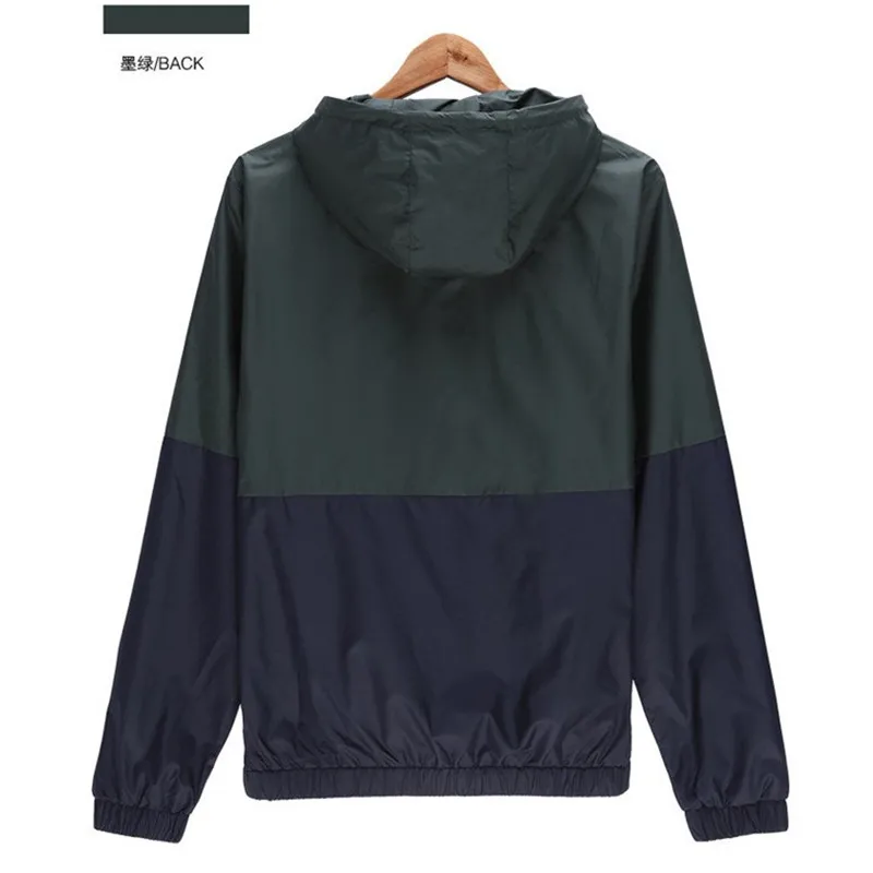 

2021Summer Casual Waterproof Men's jacket Hooded Windproof Jacket Plus Size Casual Men's Jacket Trend Men's Size M-XXXL